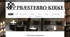 Desktop Screenshot of praestebrokirke.dk
